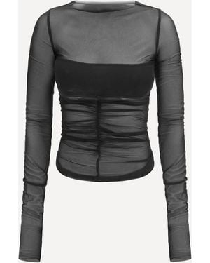 Rick Owens Temple Bandeau Top - Black