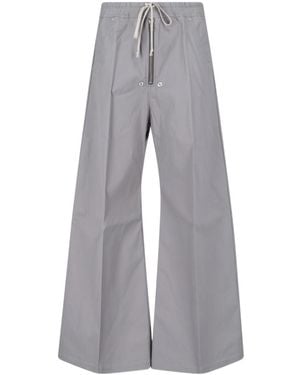 Rick Owens Drawstring Casual Trousers - Grey