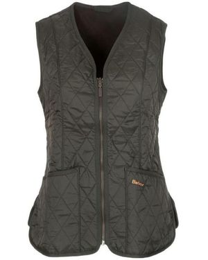 Barbour Logo Embroidered Reversible Gilet - Gray