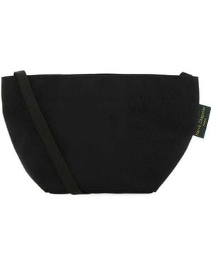 Herve Chapelier Mini Trapeze-Shape Tote Bag - Black