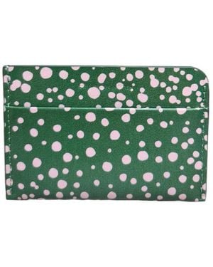 Dries Van Noten Pattern Card Bag - Green