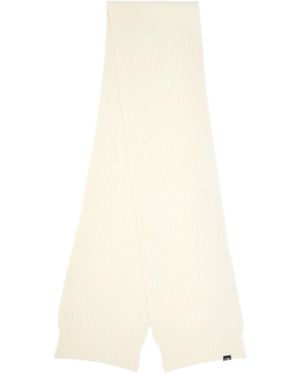 MM6 by Maison Margiela Cotton Knit Scarf - White