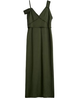 TOTEME Totême V-Neck Slip Dress - Green