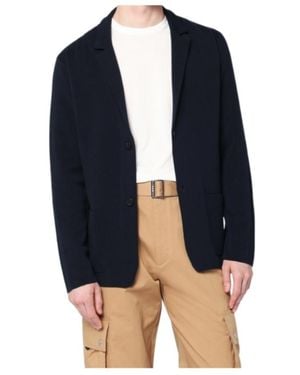Roberto Collina Textured Knit Jacket - Blue