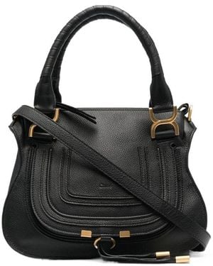 Chloé Chloé Marcie Small Tote Bag - Black