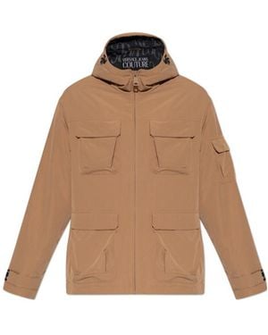 Versace Jeans Couture Couture Hooded Insulated Jacket - Natural