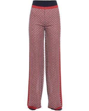 Balmain Knitted Casual Trousers - Purple