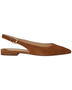 Ralph Lauren Solid Color Flat Shoes - Brown