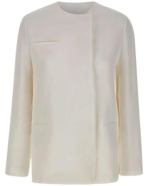Loulou de Saison Bono Asymmetric Jacket - White