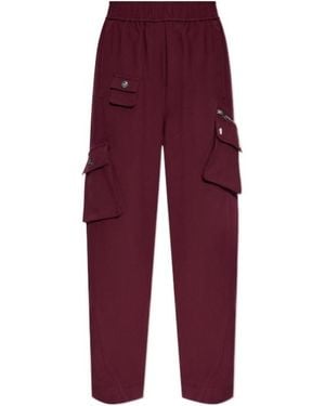 Ganni Cargo Pants - Red