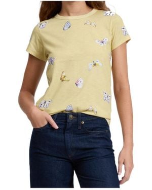 Rag & Bone Crew Neck Short-Sleeved T-Shirt - Blue