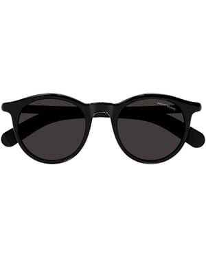 Montblanc Eyewear Rectangular Frame Sunglasses - Black