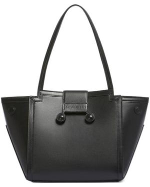 Marni Leather Mini Riviera Bag - Black