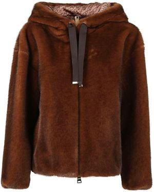 Herno Short Fur - Brown