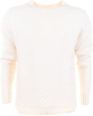 Peserico Round-Neck Knit Sweater - White