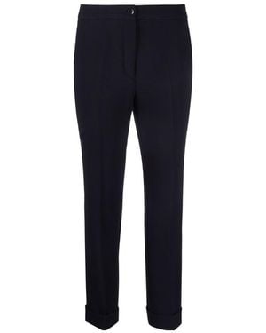 Etro Cropped Tailored Pants - Blue