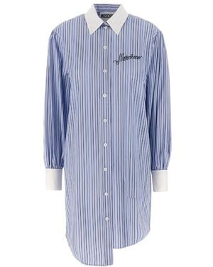 Moschino Long Sleeved Dress - Blue