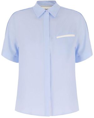 Iceberg Short-Sleeve Top - Blue