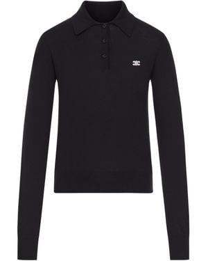 Celine Polo Jumper - Blue