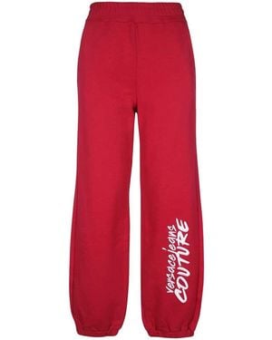 Versace Jeans Couture Couture Elasticated Waistband Trackpants - Red