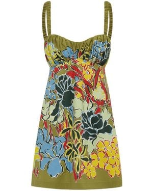 ALÉMAIS Solstice Mini Dress - Green