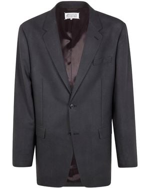 Maison Margiela Single Breasted Jacket - Blue