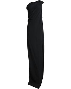 Rick Owens Maxi Dress Acetate, Silk - Black