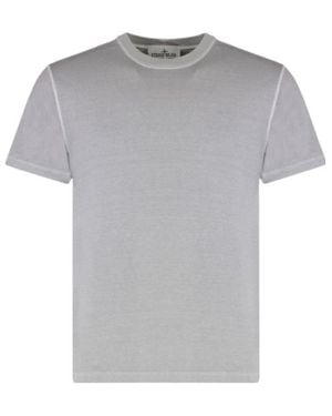 Stone Island Cotton T-Shirt - Grey