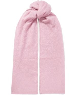 Lisa Yang Brushed Cashmere Scarf - Pink