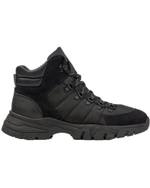 BOSS Lace-Up Ankle Boots - Black