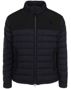 Burberry Logo-Patch Padded Jacket - Black