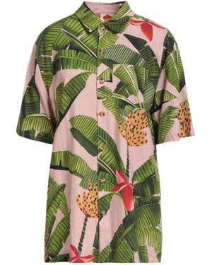 FARM Rio Linen Shirts - Green