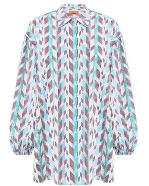 Missoni Chevron-Pattern Shirt - Blue