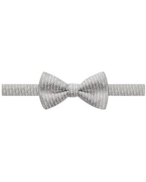 Dior Oblique Bow Tie - White