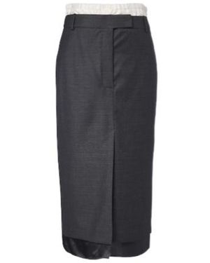 Rohe Panelled Pencil Skirt - Grey