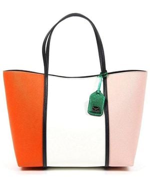 Dolce & Gabbana Logo Details Handbag - White