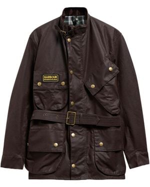 Barbour International Original Waxed Jacket - Brown