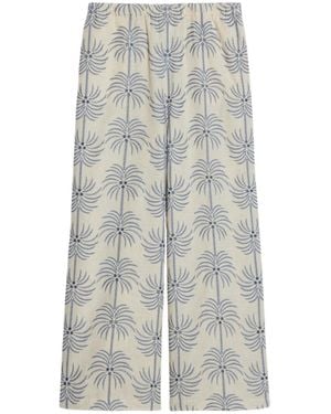 iBlues Embroidered Trousers - Grey