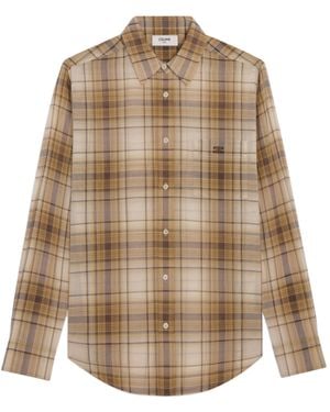 Celine Loose Shirt - Brown