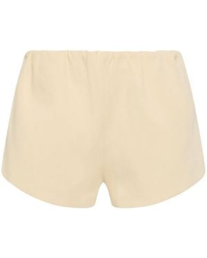 SIR. Elasticised Sabina Mini Shorts - Natural