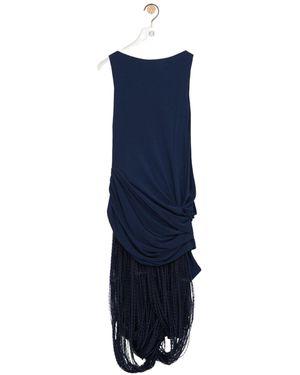 Loewe Embellished Dress - Blue
