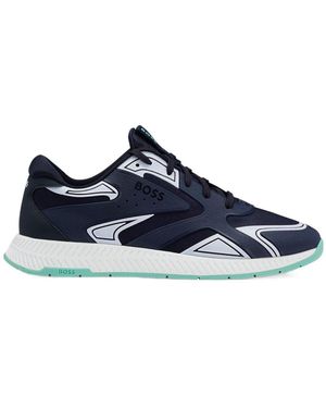 BOSS Trendy Casual Running Shoes - Blue