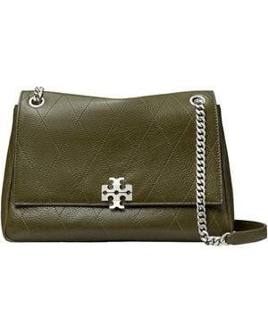 Tory Burch Quilted Shoulder Bag - Green