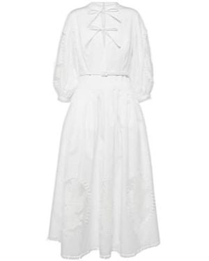 Oscar de la Renta Maxi Dress - White