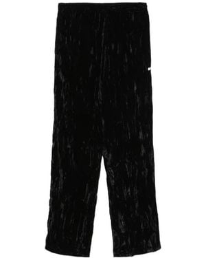 Martine Rose Wide-Leg Trackpants - Black
