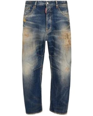 DSquared² Dark Sandy Burnt Kawaii Jeans - Blue