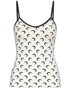 Marine Serre Moon Print Suspender Belt - Black