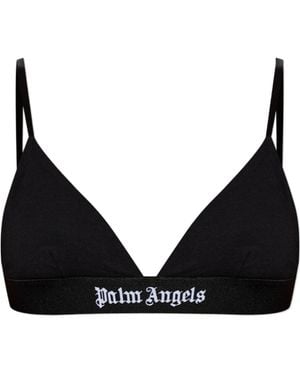 Palm Angels Logo Bra - Black