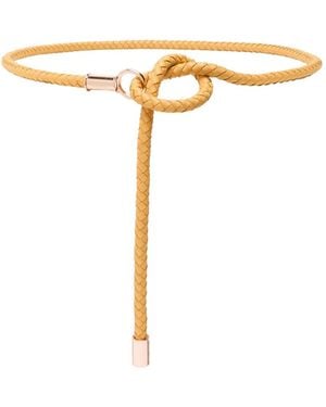 Gabriela Hearst Rope Leather Belt - Metallic
