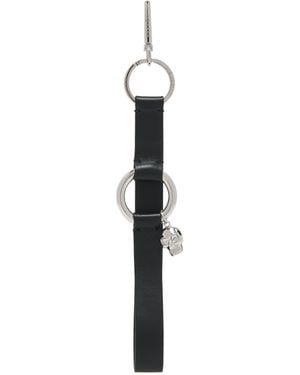 McQueen Ring Detailed Keychain - White